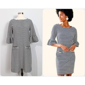 Lily Pulitzer Alden Black & White Striped Dress